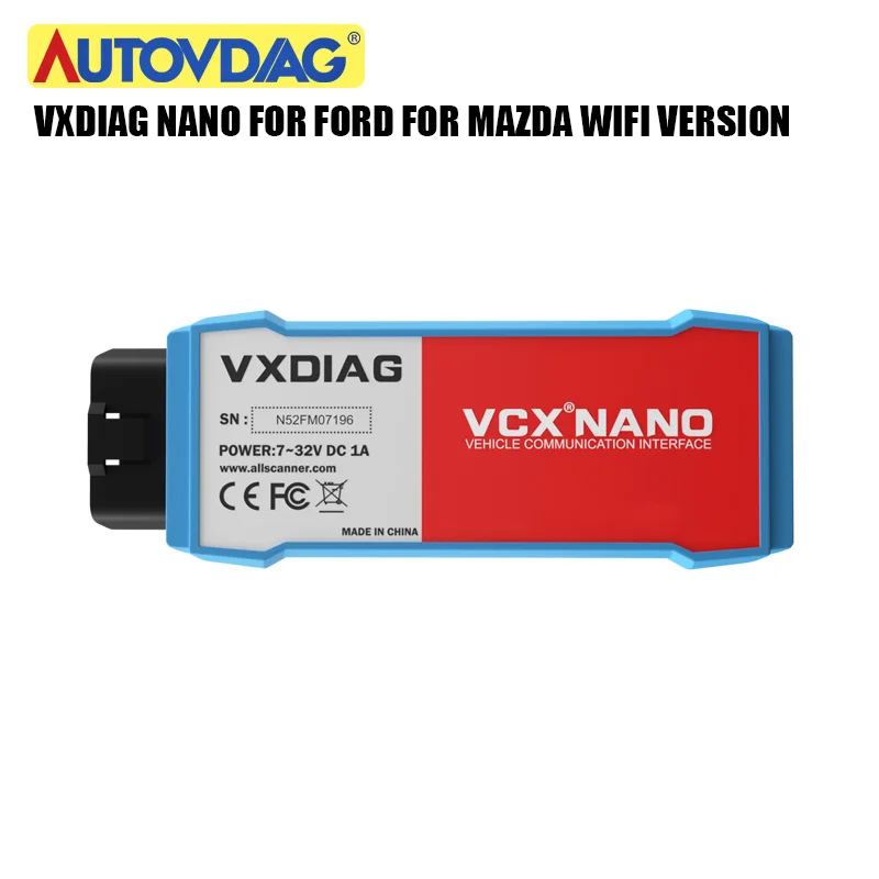 VXDIAG VCX NANO для GM/Opel GDS2 для Ford для Mazda для toyota для vw 5054 автомобильный диагностический инструмент Wi-Fi для онлайн программирования - Цвет: For-Ford-Mazda WIFI