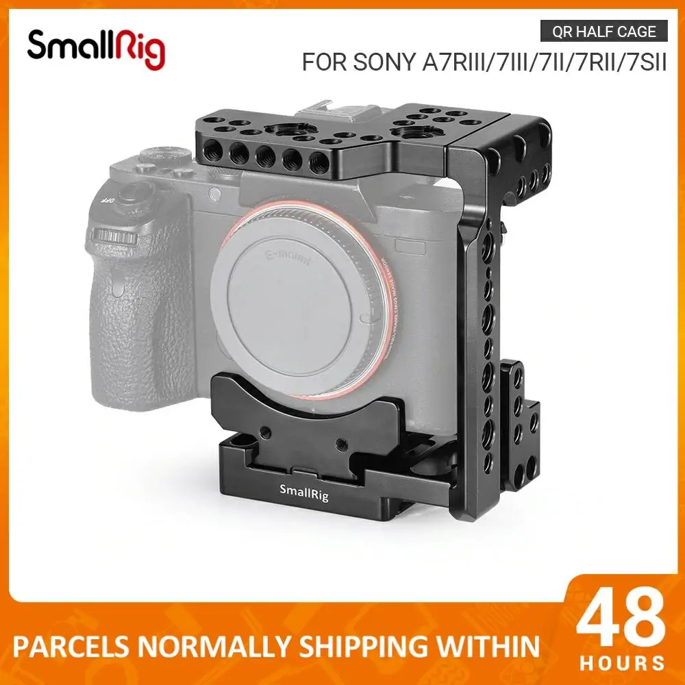 Полуклетка SmallRig Arca QR для Sony A7R III/A7 II/A7R II/A7S II быстросъемная клетка камеры с
