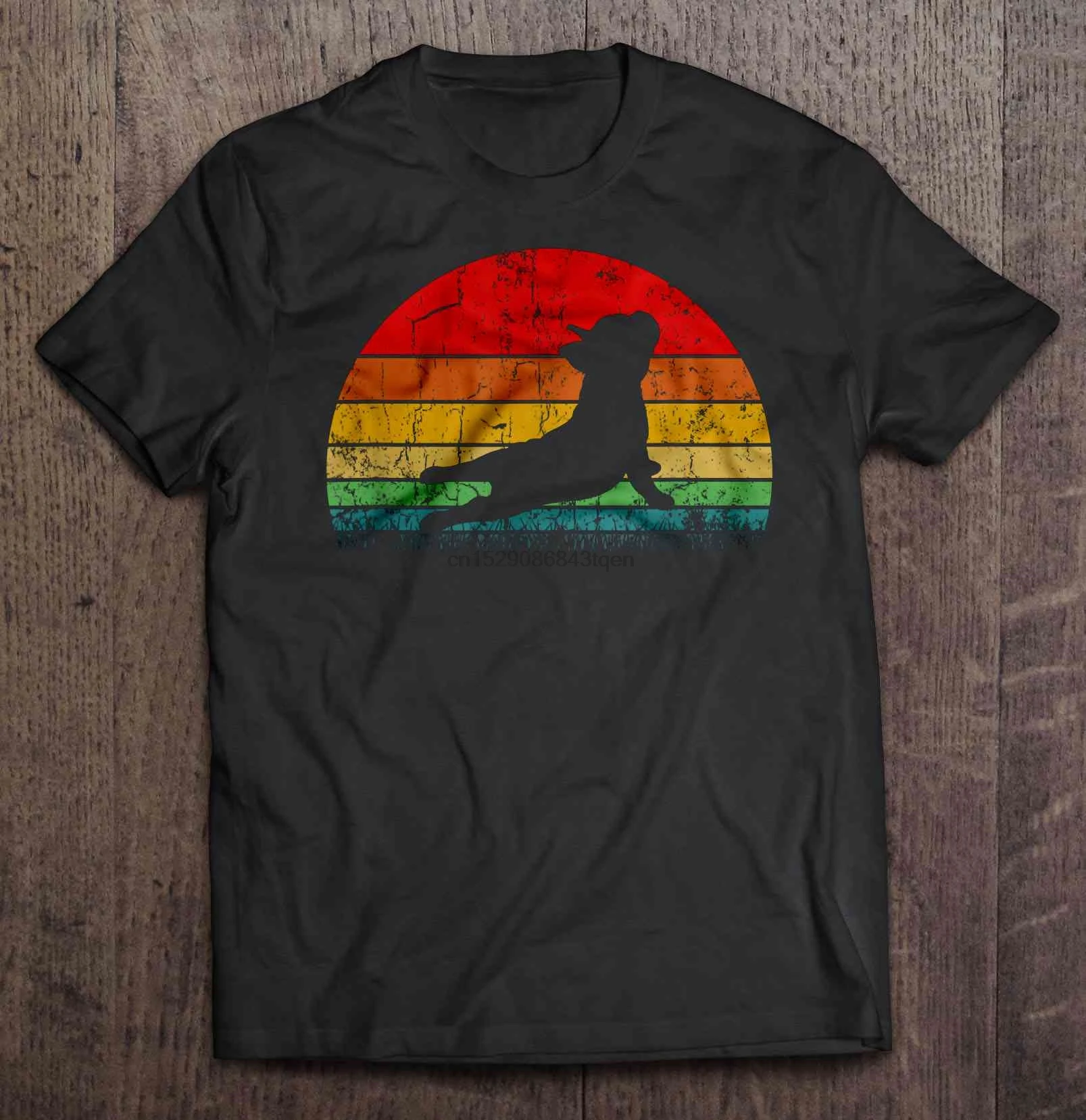 Мужская забавная футболка модная Французский бульдог Йога выдох Винтажная