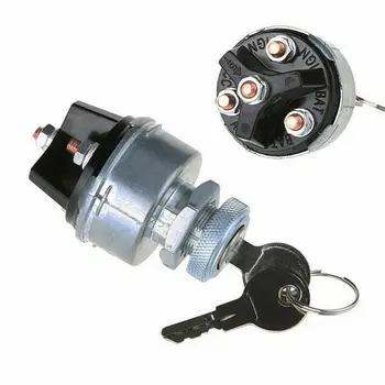 

3/4" Mounting Hole Start switch Silver 10*4.5*4.5cm Universal Ignition