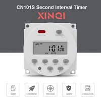 12V 24V 110V 220V Digital Timer Switch 7 Days Weekly Programmable Time Relay Programmer Built-in Rechargeable Battery 1