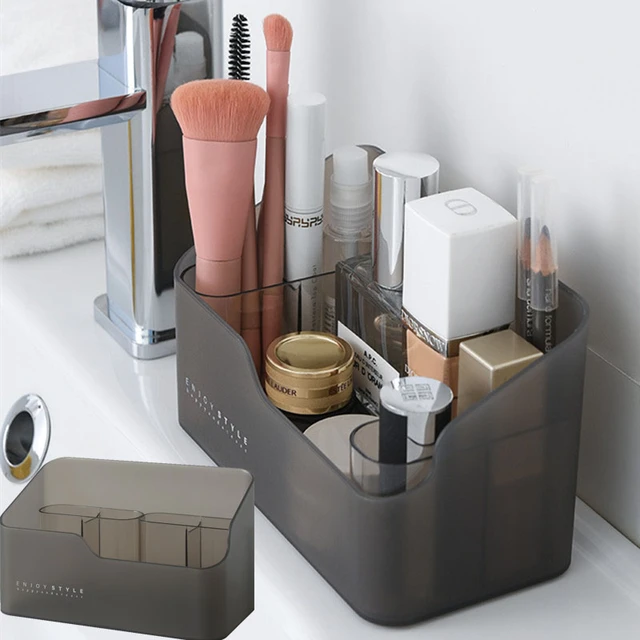 1pc Plastic Storage Basket, Bathroom Cosmetic & Skin Care Products  Organizer, Can Be Used To Organize Socks, Underwear And Other Items