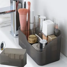 Maquillage en plastique salle de bain boîte de rangement organisateur cosmétique bureau maquillage bijoux mallette de rangement articles divers Table conteneur organisateur