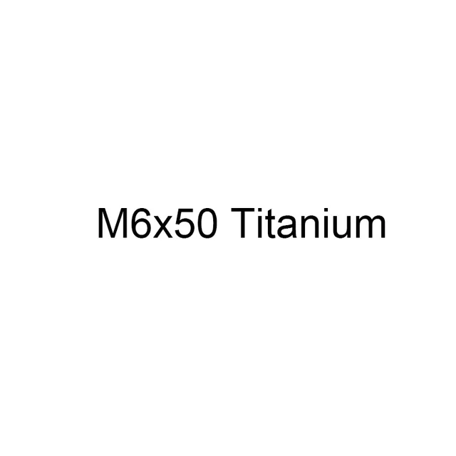 Риска Титан M6* 30/35/40/50 мм велосипедная рулевая колонка Болты MTB дорожный велосипед стволовых Топ Кепки винты M6x30mm M6x35 M6x40 M6x50mm Велоспорт болты - Цвет: M6x50 Titanium
