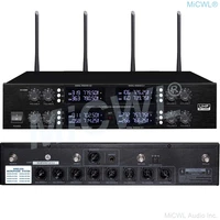 MiCWL – Microphone Audio sans fil, 400 canaux, système professionnel sans fil, 8 mains, pour réunion, enregistrement sur programme sonore sur scène 3