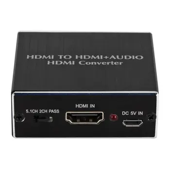 

New 2020 3.5 Audio HDMI Converter Optical Audio Decoder 4k Hd HDMI Display Device Spdif Signals Transmission