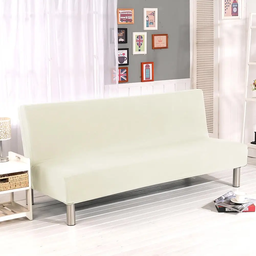 

Winter Plush Sofa Bed Cover All-inclusive Slipcover For Stretch Sofa No Handrail Sofa Cover Three Seat Sofa Without Armrest