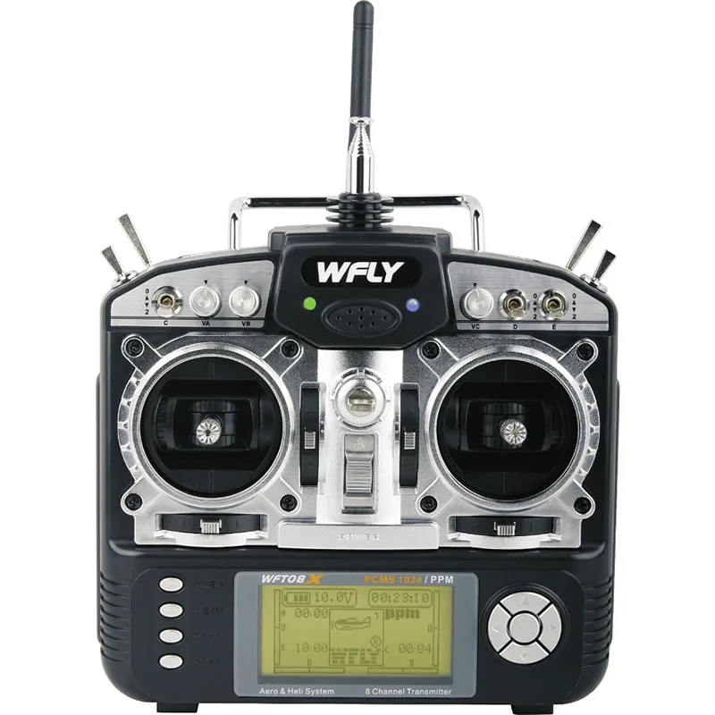 

Wfly WFT08X 8CH 2.4GHz Radio System Mode 2 including the receiver WFR09S