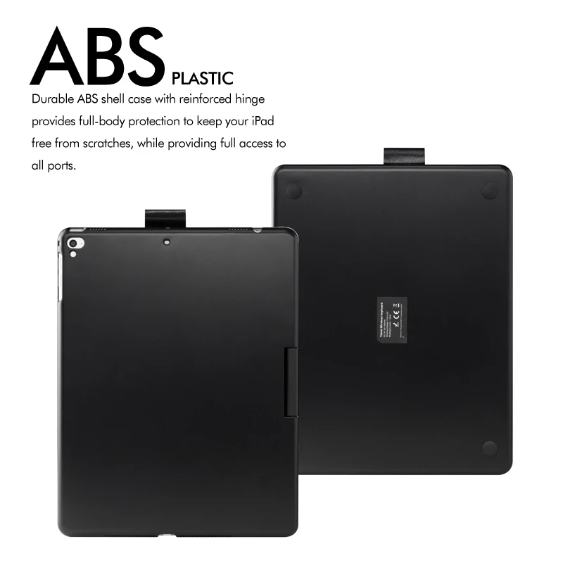 witsp@d Rotation 360 4.0 bluetooh wireless plastic keyboard hard case Cove for New iPad/iPad pro 9/7 /Air 2/ Air 1