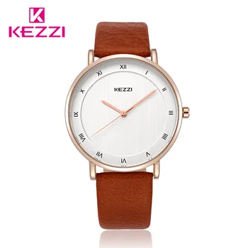 

NO.2 Leather Watches Classic Design Rectangular Femal Waterproof Watches fashion brand wristwatches