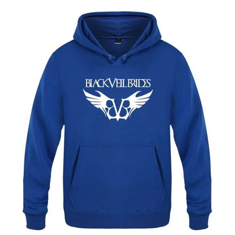 blue hoodie 14 Мужские толстовки с капюшоном с принтом в виде черной вуали для невест, Мужская Флисовая Толстовка в стиле хип-хоп с длинным рукавом, мужской свитер, пуловер для катания на коньках, популярная одежда для фанатов - Цвет: blue hoodie 14