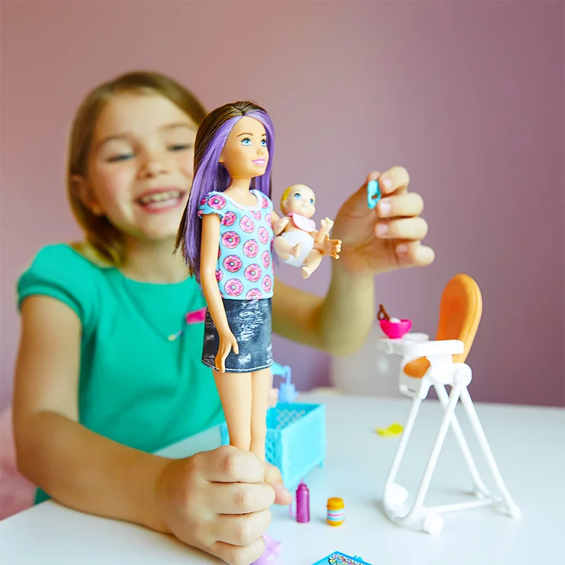 Оригинальная детская кукла Barbie18 дюймов, подарочный набор, забота о девочках, детские игрушки для детей, подарок на день рождения, bonecas