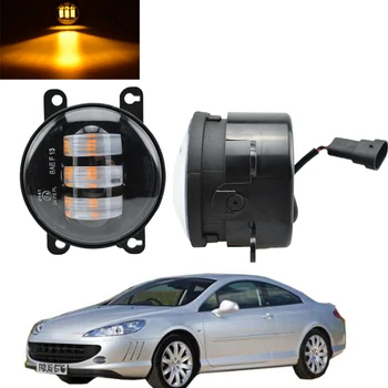 

1 pair Super Bright Fog Lights LED Fog Light For Peugeot 5008 2009-2017 6000K