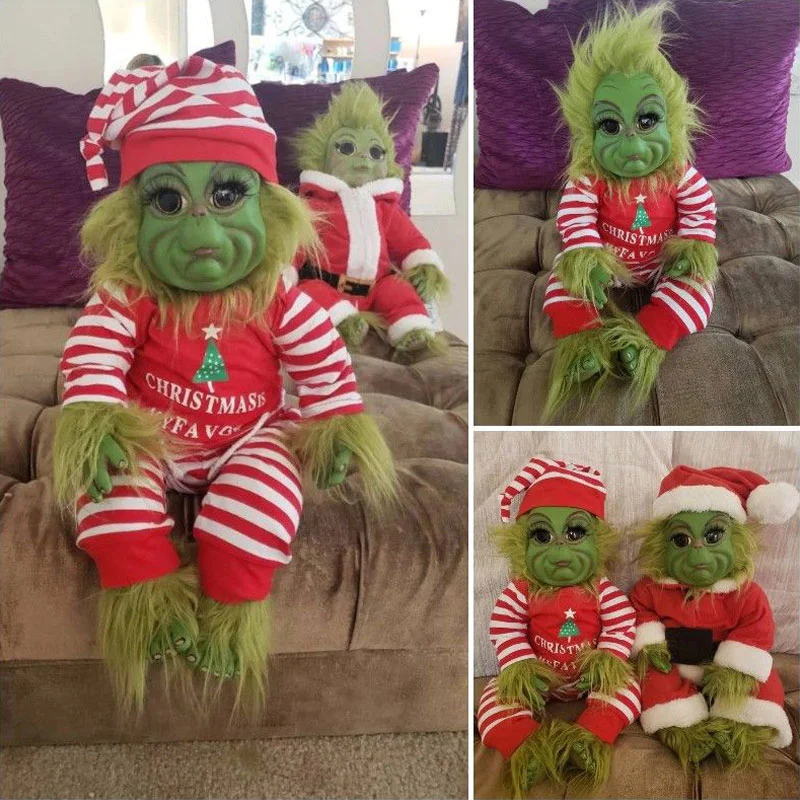 Grinch On When Christmas 2022 2022 Christmas Grinch Doll Grinch Christmas Decoration 40Cm Stuffed Plush  Toy Xmas Cute Doll Gifts For Kids Home New Year|Gags & Practical Jokes| -  Aliexpress