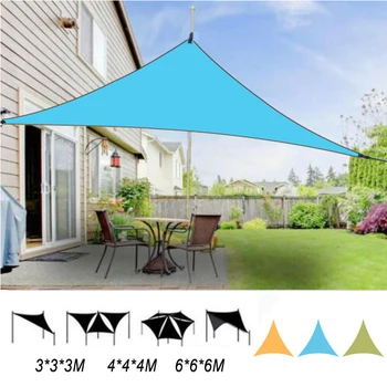 

Waterproof Sun Shelter Triangle Sunshade Awning Parasol Shade Sail Shade Sail Outdoor Canopy Garden Patio Pool Cloth