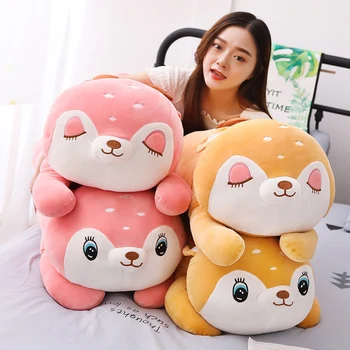 

1PC Kawaii Cartoon Deer Stuffed Soft Plush Doll Baby Lovely Sika Deer Animal Soft Pillow Toy Children Birthday Xmas Gifts