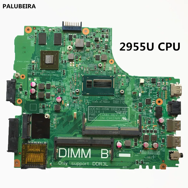 Детская материнская плата для ноутбука Dell Inspiron 3437 5437 12314-1 PWB:VF0MH REV:A00 2955U