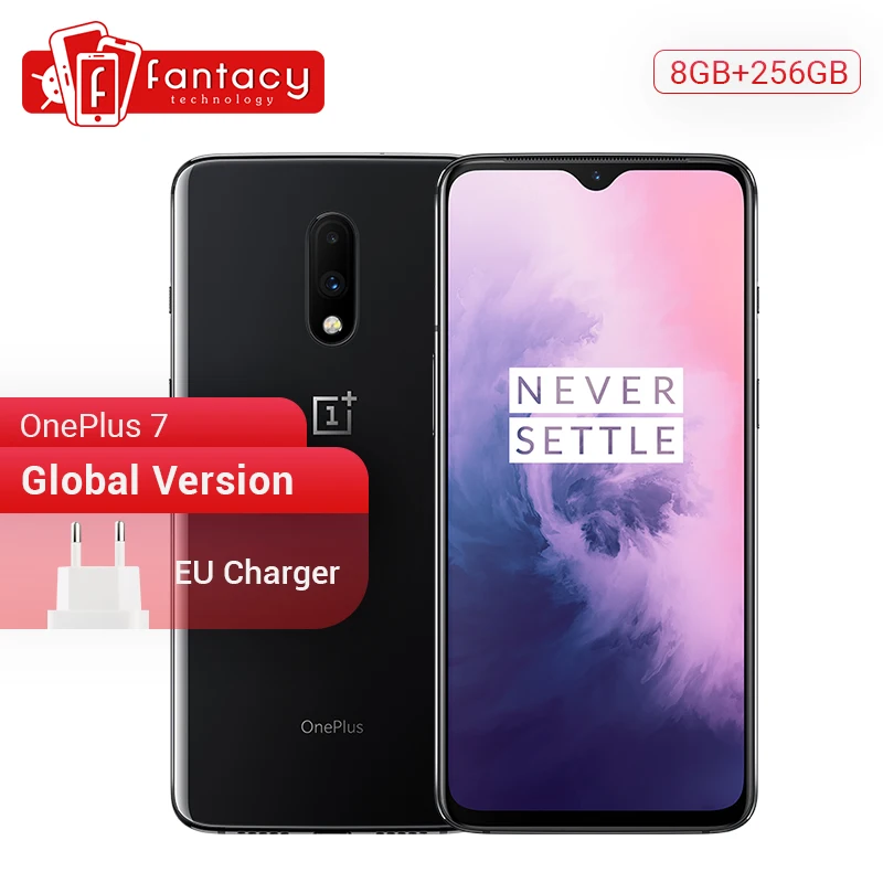 Глобальная версия OnePlus 7 8 ГБ ОЗУ 256 Гб ПЗУ Смартфон Snapdragon 855 6 41 &quotоптический AMOLED