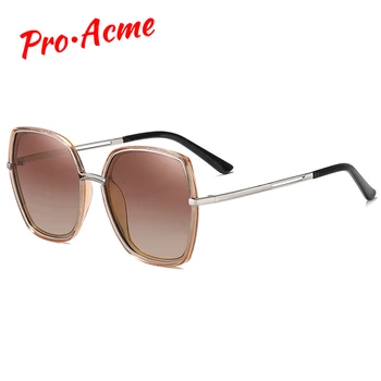 

Pro Acme Brand Design Square Oversized Polarized Sunglasses Women 2020 Black Gradient Lens Sun Glasses Shades for Women PC1523
