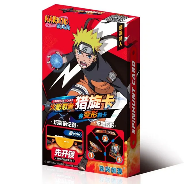 New Anime Naruto Uchiha Itachi Uzumaki Uchiha Sasuke Rotating Cards Jump Card Toys Rotational Deformation Card