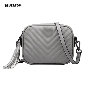 

Women Fashion Luxury Brand Tassel Handbags Designer Leather Zipper Shoulder Bags