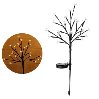 

2pcs LED Tree Branch Lamp Bedroom Night Light Cherry Blossom Shape Lamp Home Decoration