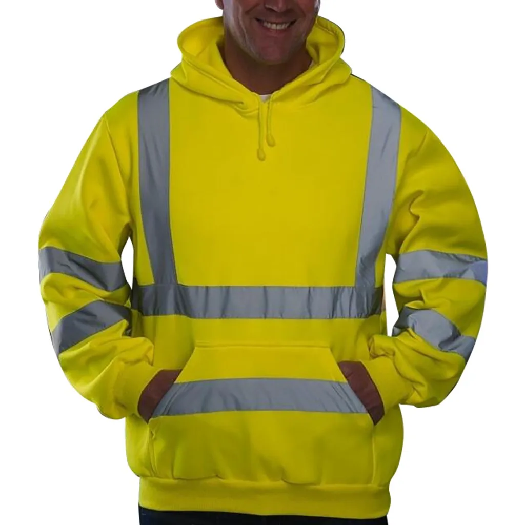 Premium Safety Reflective Hooded Sweatshirt