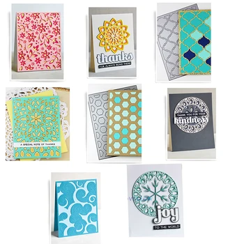 

Three Pieces AVALON FRAME LAYER SET Metal Cutting Dies Embossing Scrapbooking Stencil Craft Cut Dies For DIY Card Handmade