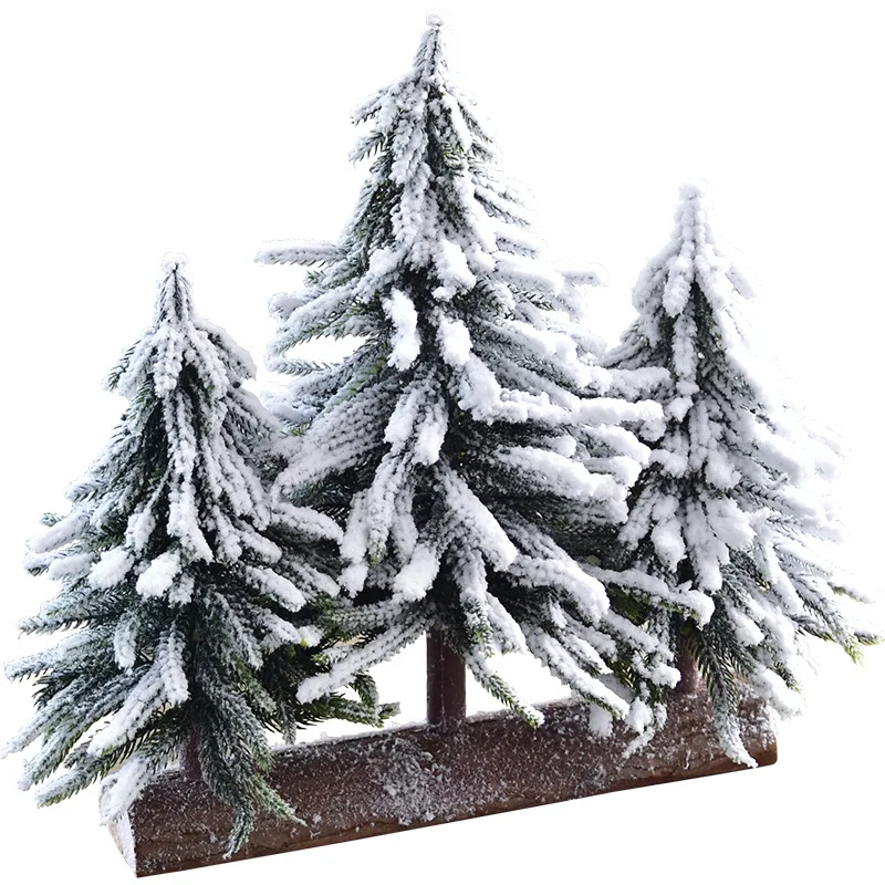 Mini table Christmas tree, holiday party birthday, artificial decoration 35cm, Christmas decorations, children's holiday gifts