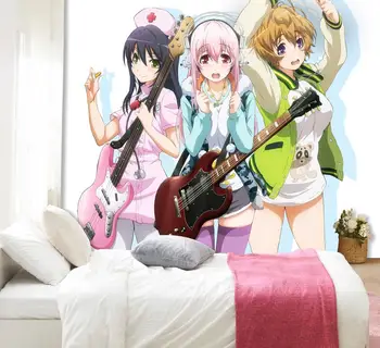 

[Self-Adhesive] 3D Super Sonico 145 Japan Anime Wall Paper mural Wall Print Decal Wall Murals Belly