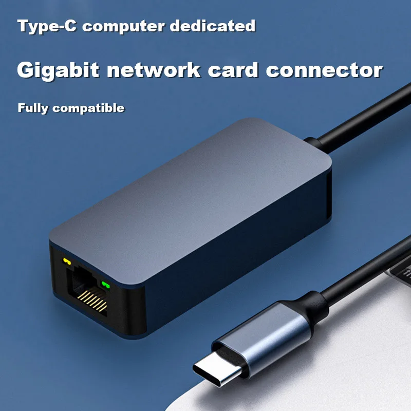 Сетевой адаптер Ethernet Type-C к RJ45 USB для ноутбука Macbook Samsung S20 сетевая карта |