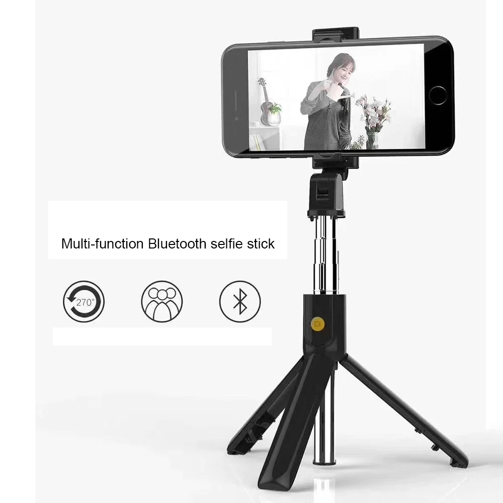 K10 селфи-Палка с зеркалом 3в1, Bluetooth, штатив для телефона, подставка, держатель, селфи-Палка с пультом дистанционного управления для Xiaomi/samsung