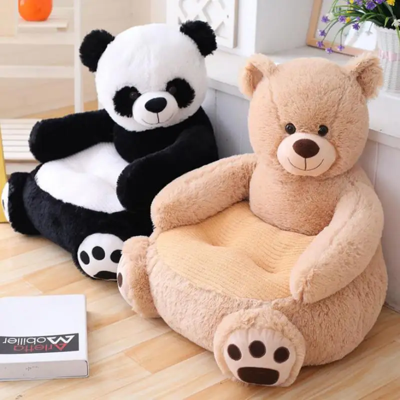 Computerspelletjes spelen Syndicaat angst Sofa Cover Cartoon Kids Pluche Zetels Sofa Comfortabele Animal Bear Panda  Baby Draagbare Stoel Sofa Geschenken Voor Kinderen Zonder  Innerlijke|Kinderzitjes & Bank| - AliExpress