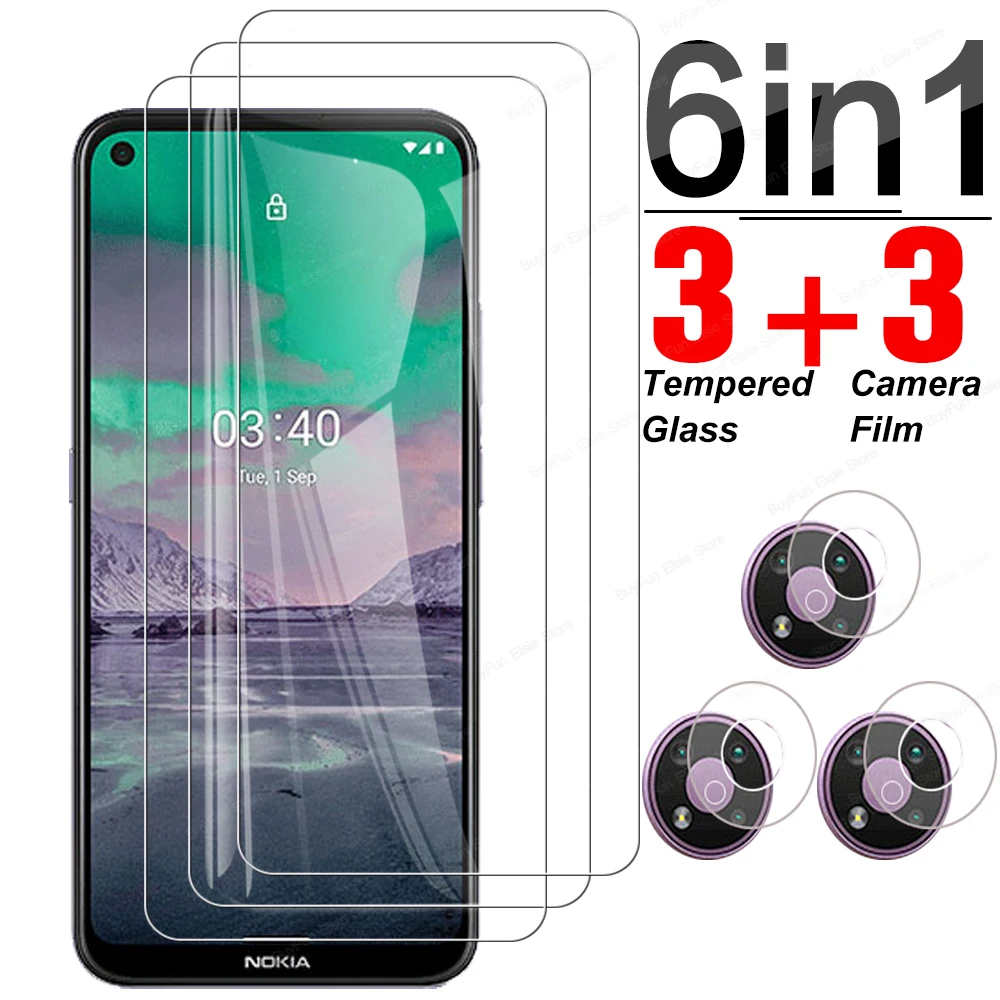 Закаленное стекло 6 в 1 для Nokia 3 4 TA-1288 TA-1285 TA-1283 | Мобильные телефоны и аксессуары