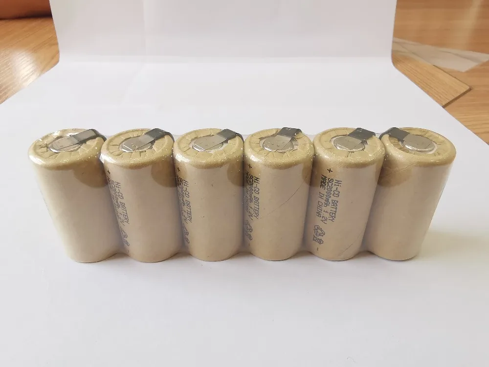 2 шт. до 18 шт. бумага Ni-CD SC2000mAh с вкладками аккумуляторы высокой мощности 10C 1,2 В аккумуляторная батарея для электроинструментов электрическая дрель