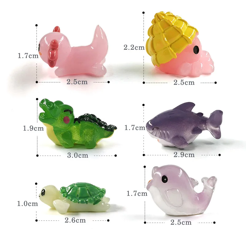 Shark Whale Turtle Dolphin Sea Fish Model Action Figure Aquarium Figurine Diy Birthday Cake Fairy Garden Decoration Hot Toy Set action figure cartoon toys