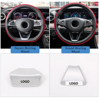 

For A B C E Class GLA CLA GLC GLE GLS W213 W205 X253 Steering Wheel Emblem Decor Decal Sticker Badge Decoration AMG Logo