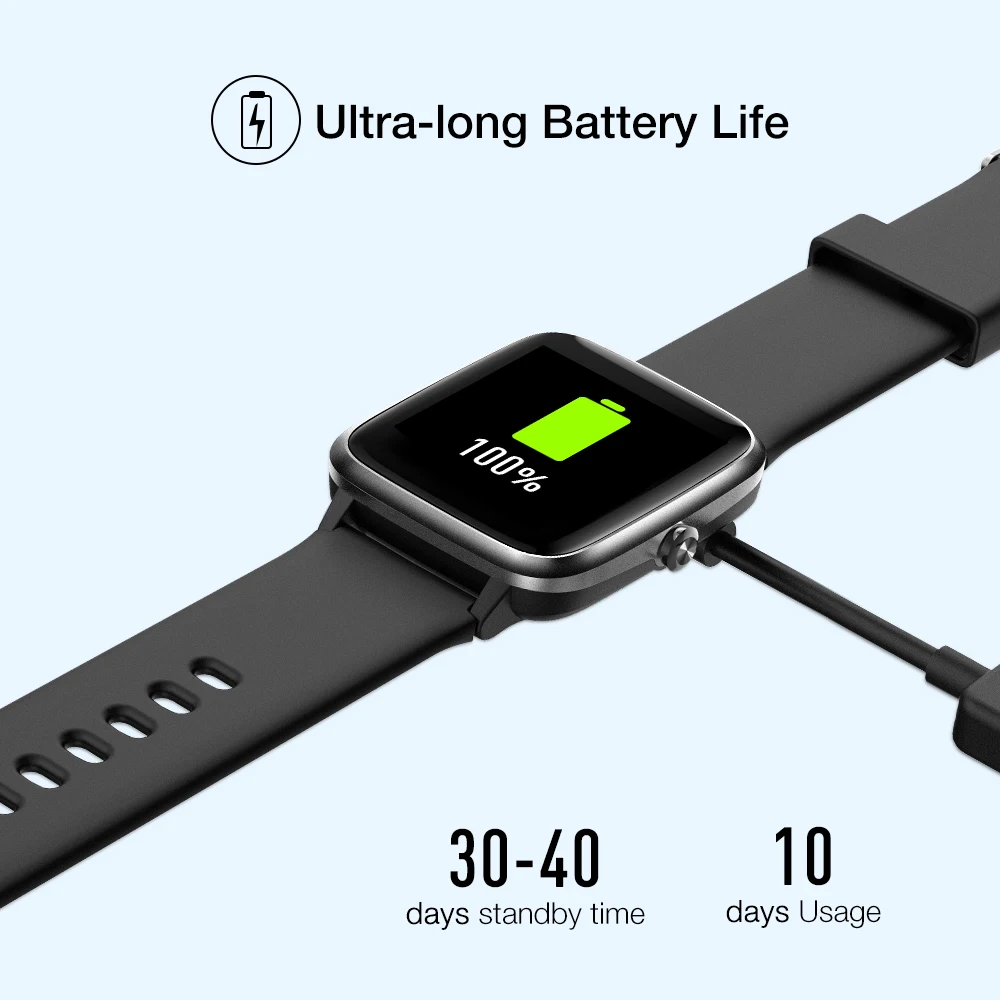 Умные часы Uwatch 3, 5 АТМ, Bluetooth, управление музыкой, умные часы, пульсометр 9, спортивный режим, 10 дней, батарея, наручные часы Uwatch3