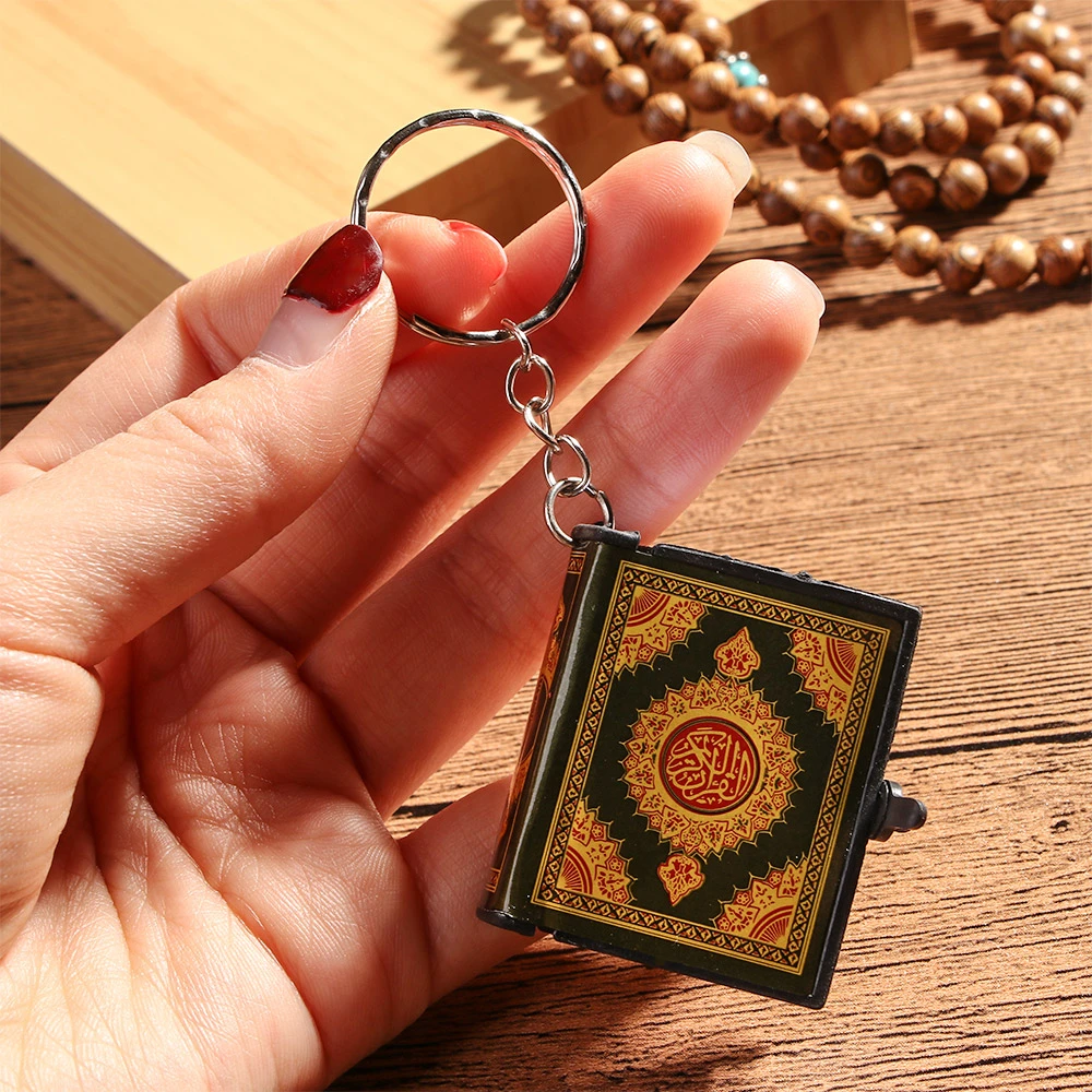 Noband JSFGFSDH Mini livre du Coran en papier véritable pour lire les objets arabes