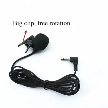 

1/2Pcs/set Microphone Clip-on Collar Tie Mobile Phone Lavalier Microphone Mic for ios Android Cell Phone Laptop Tablet Recording