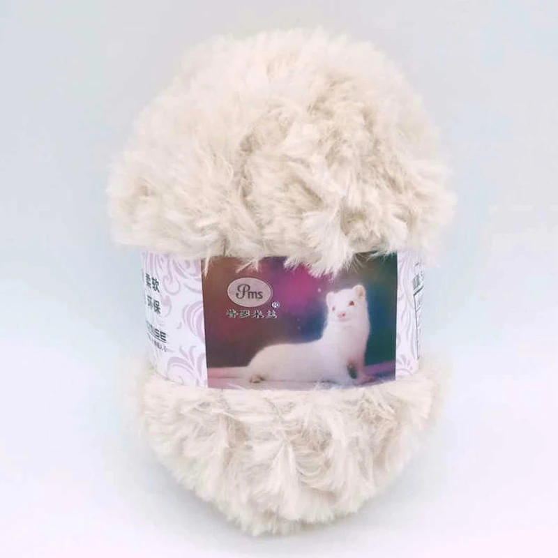 Knitting Yarn 50g/Roll Faux Fur Hair Mohair Wool Cashmere for Hand Knitting Crochet Sweater Thread Baby Clothes Scarf