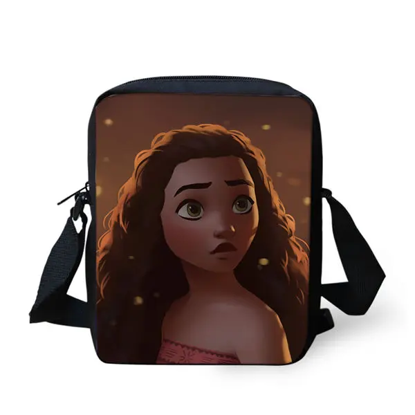 CDWX2762E ELVISWORDS 2PCs Kids School Backpacks Moana Princess Design Girls Book Bags Cartoon Vaiana Girls Prints Women's Travel Backpack - Цвет: CDWX2762E