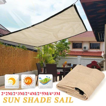 

Shade Sails Anti-UV Sunshade Net Sun Awning Mesh Net Garden Sunscreen Shade Greenhouse Cover Swimming Pool Sunshade Net Q30