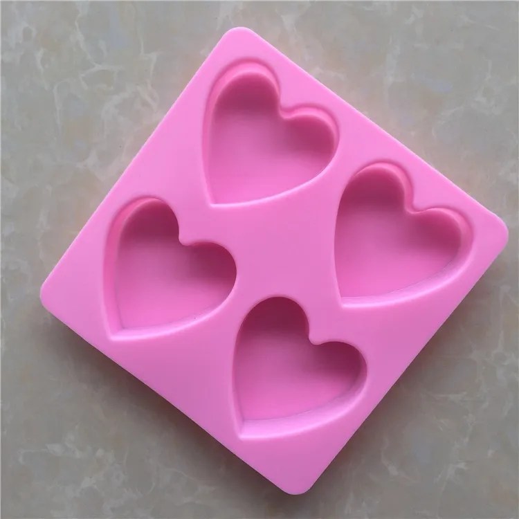 4 различных формы, силиконовая форма для мыла ручной работы, форма для шоколада для выпечки, поднос для кексов, автомобильный ароматизатор