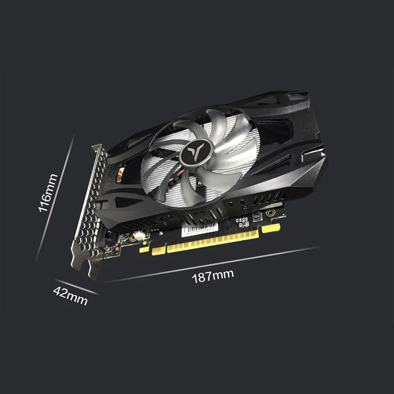 Yeston GeForce GTX 1050Ti GPU 4GB GDDR5 128 bit Gaming Настольный компьютер ПК Видеокарты Поддержка Ti DVI D