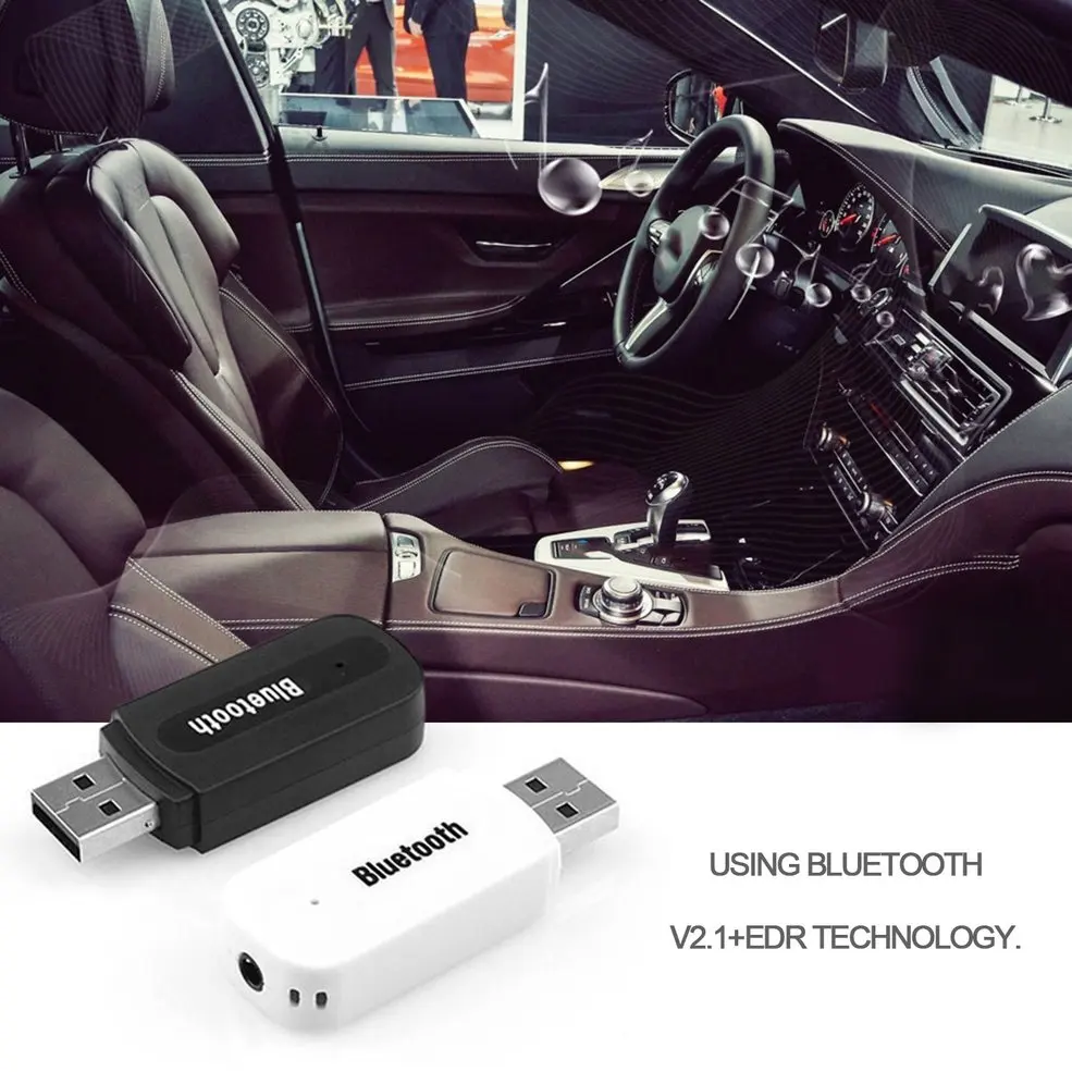 USB автомобильный Bluetooth адаптер 3,5 мм разъем Bluetooth приемник беспроводной Bluetooth AUX аудио MP3 музыкальный плеер Handsfree автомобильный инструмент