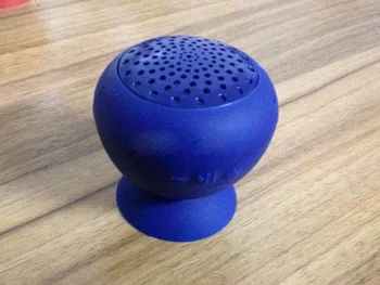 

Fast shipping Mushroom Mini Wireless Bluetooth Speaker Waterproof Silicone Sucker Hands Free Speakers Devices