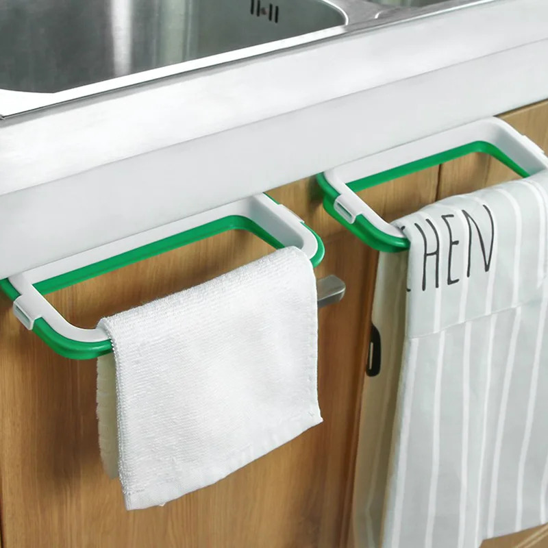 

Hang Garbage Bag Shelf Holder Kitchen Cupboard Convenient To Hanging Garbage Bag Home Kitchen Accessories Multipurpose shelf