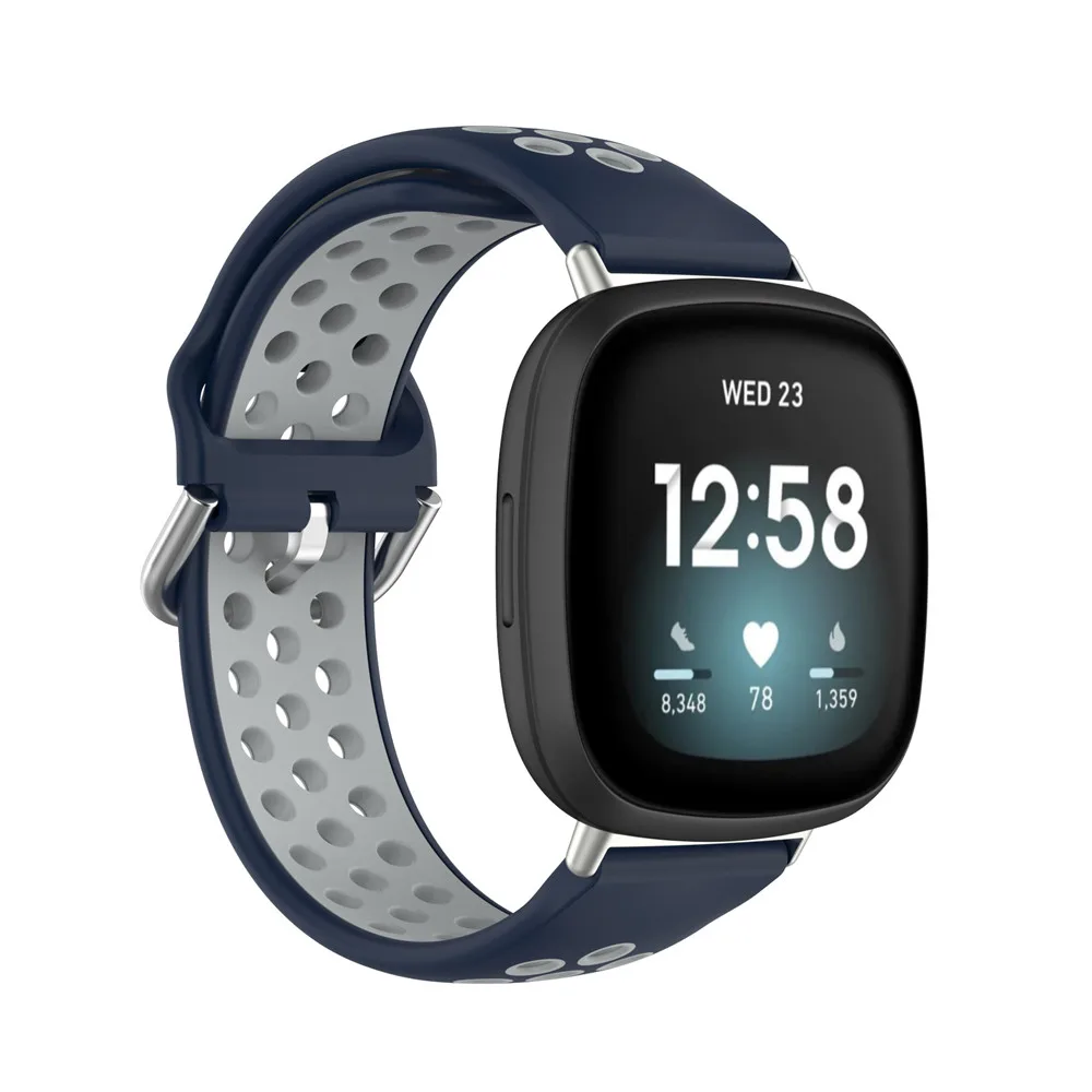 Essidi Soft Silicone Bands For Fitbit Versa 3 Sports Bracelet Strap Loop For Fitbit Sense Watch Wrist Replacement Correa