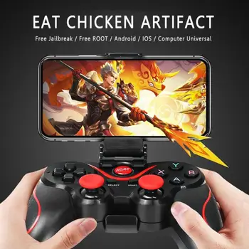 

S6 Wireless Joystick Gamepad Game Controller Bluetooth BT3.0 Joystick For Mobile Phone Tablet TV Box Holder Drop Shipping